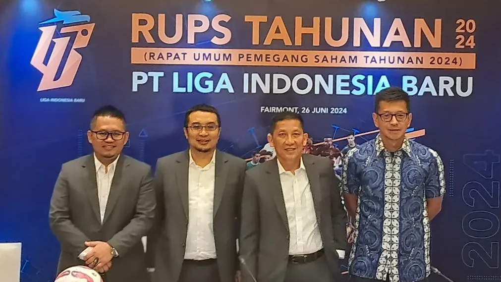 PT Liga Indonesia Baru (LIB) Baru Saja Menggelar Rapat Umum Pemegang Saham (RUPS) Tahunan Di Hotel Fairmont