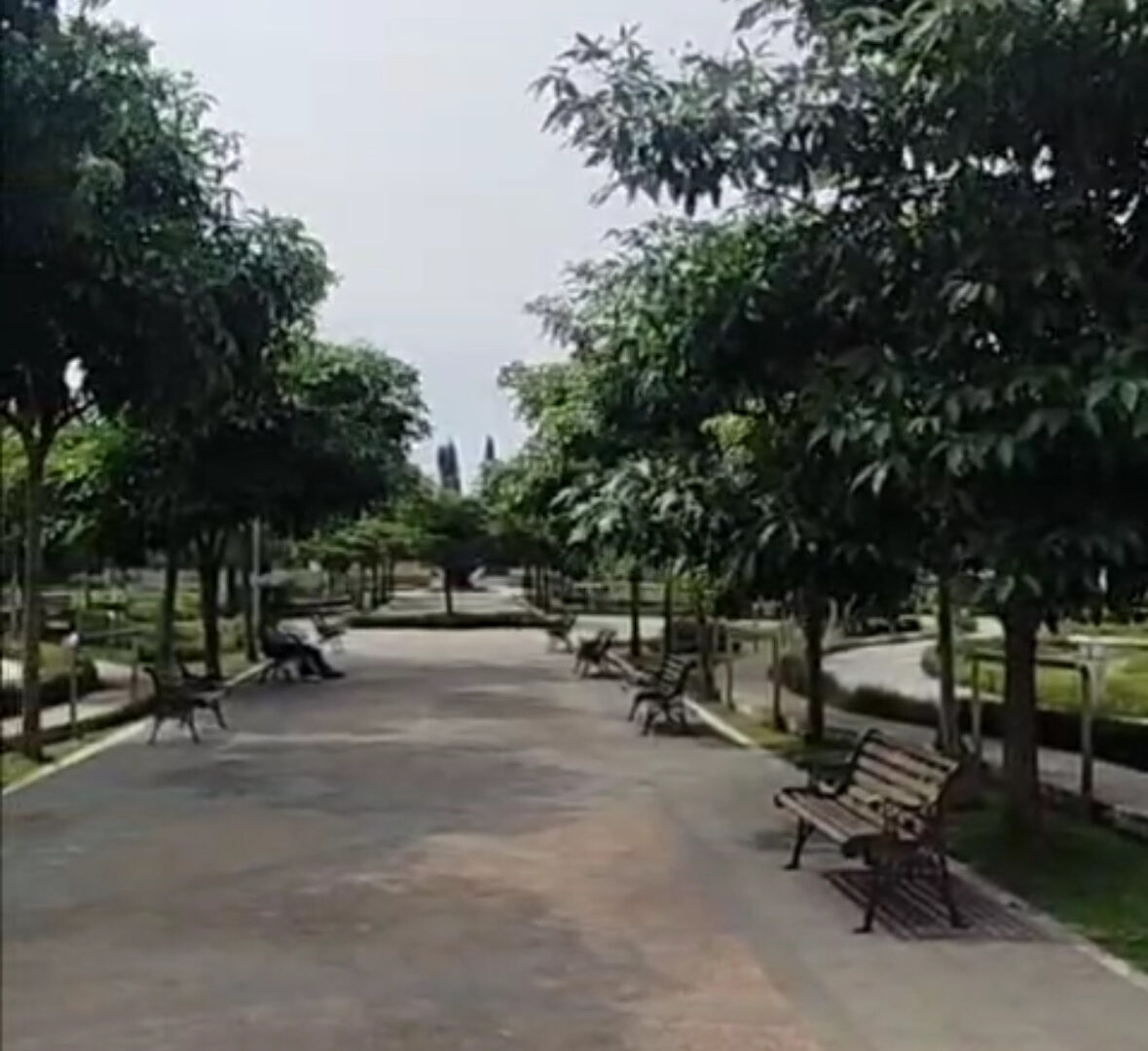 Kursi-kursi Dari Jalan Ijen Kota Malang Yang Kini Dipasang Di Taman Merjosari Usai Diperbaiki Oleh DLH