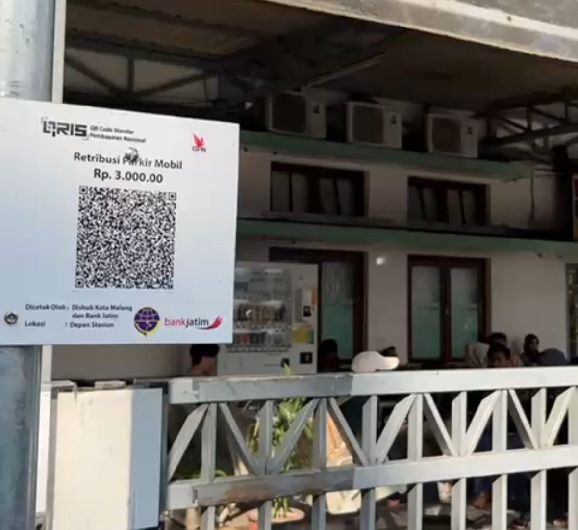 Uji Coba Parkir QRIS Kota Malang Di Titik
