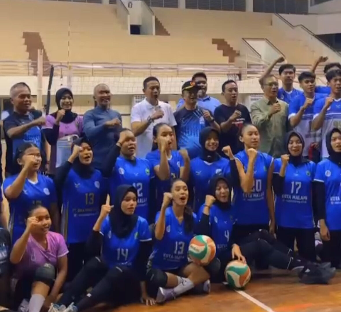 Wali Kota Malang Bersama Para Atlet