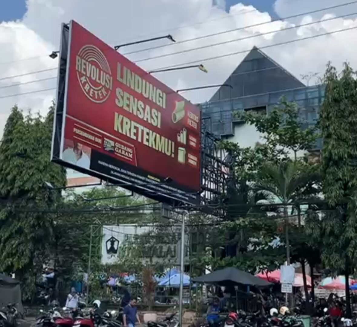 Tampak Depan Pasar Besar Kota Malang Tahun