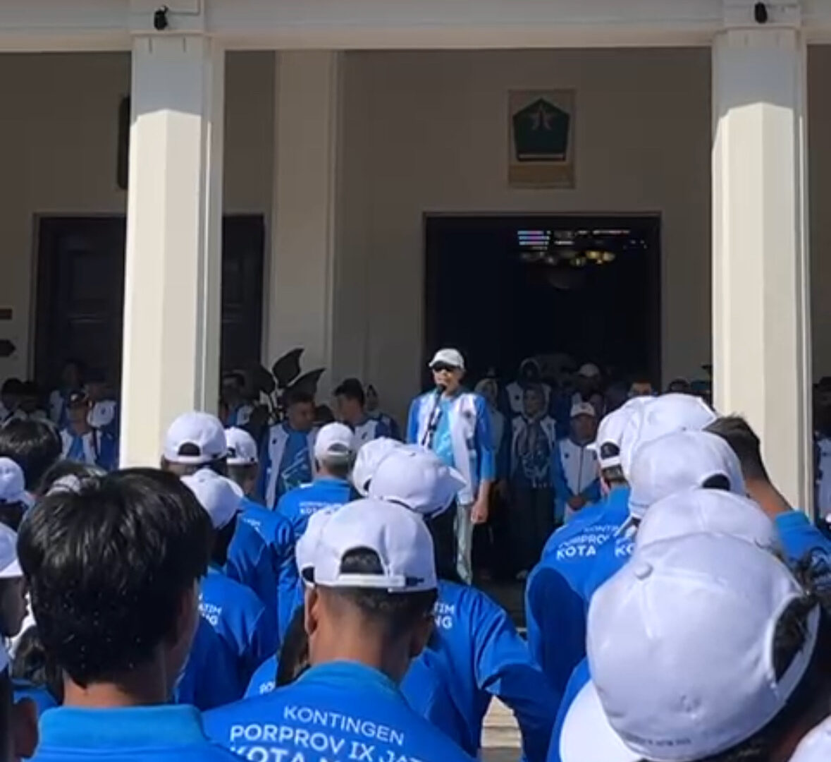 Wali Kota Malang Wahyu Hidayat Lepas Atlet Porprov Jatim Di Balai Kota