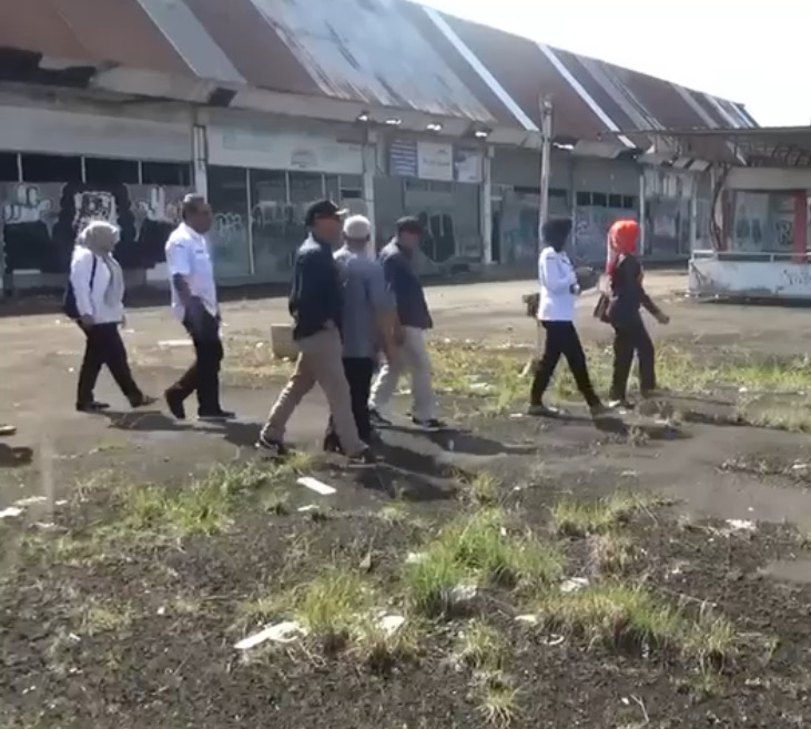 Komisi B DPRD Kota Malang Sidak Pasar Besar Usai Tembok Roboh