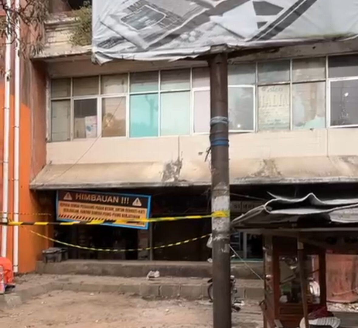 Kondisi Pasar Besar Kota Malang Pasca Tembok Roboh