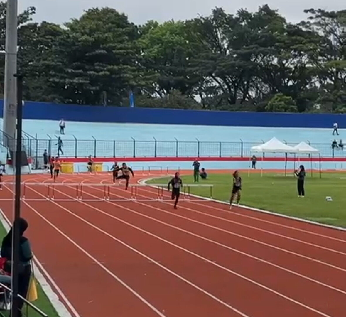 Suasana Cabor Atletik Porprov Jatim Di Stadion Gajayana Kota Malang