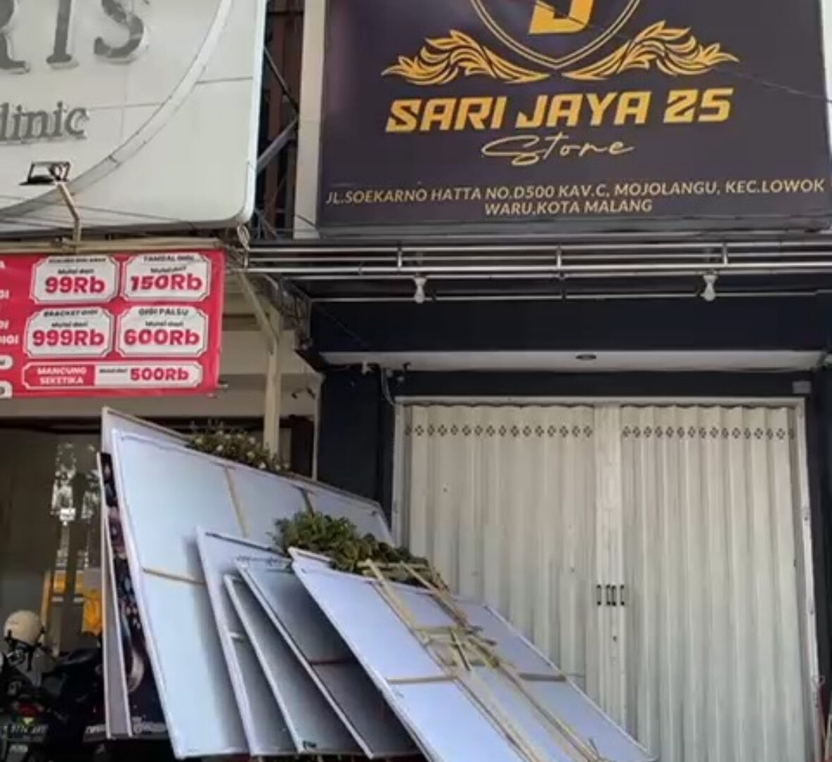 Toko Miras Sari Jaya Di Jalan Suhat Kota Malang Tampak Tutup Usai Viral