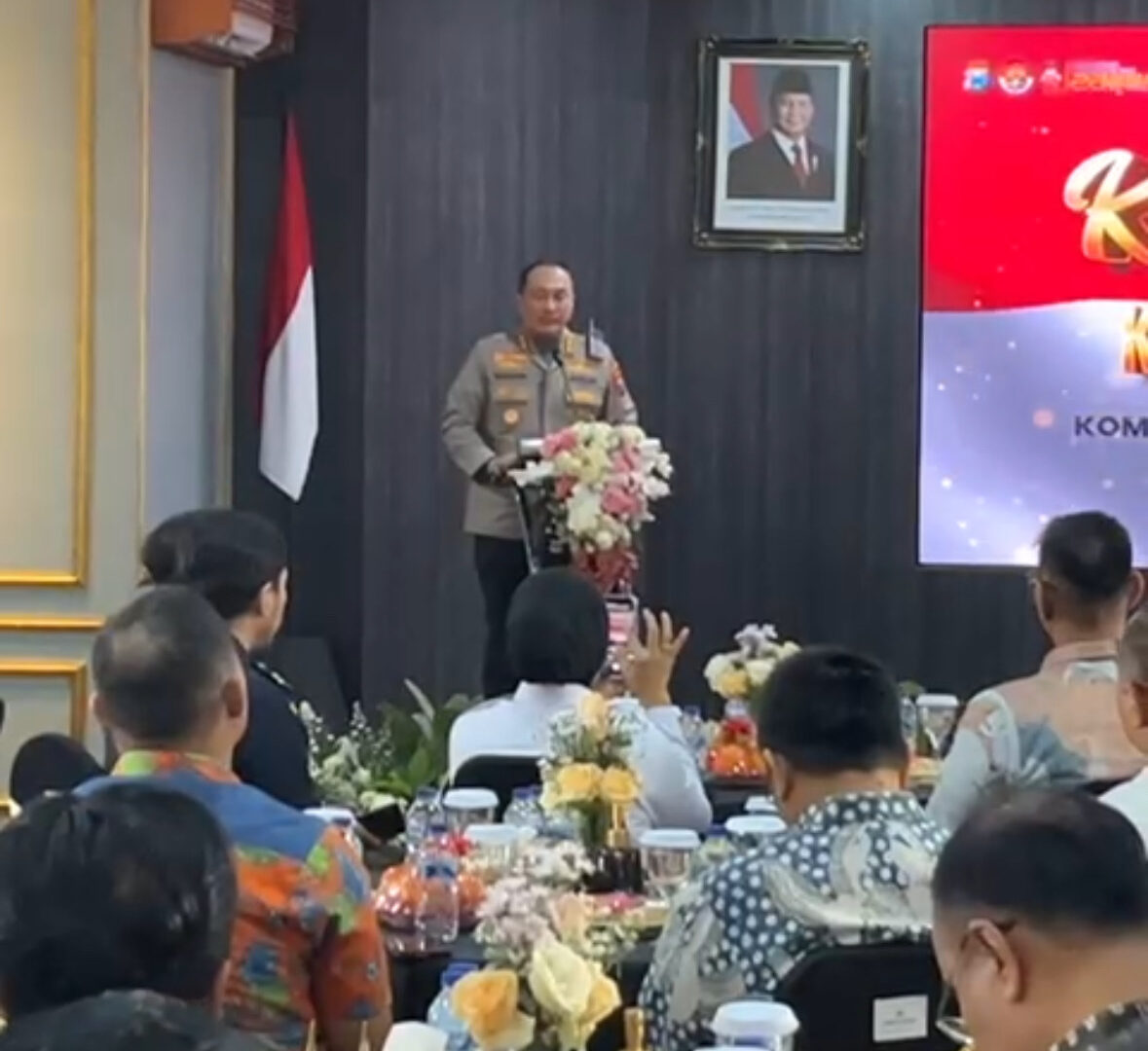 Kapolresta Malang Kota Kombes Pol Nanang Haryono Saat Peluncuran Layanan Jogo Malang Presisi