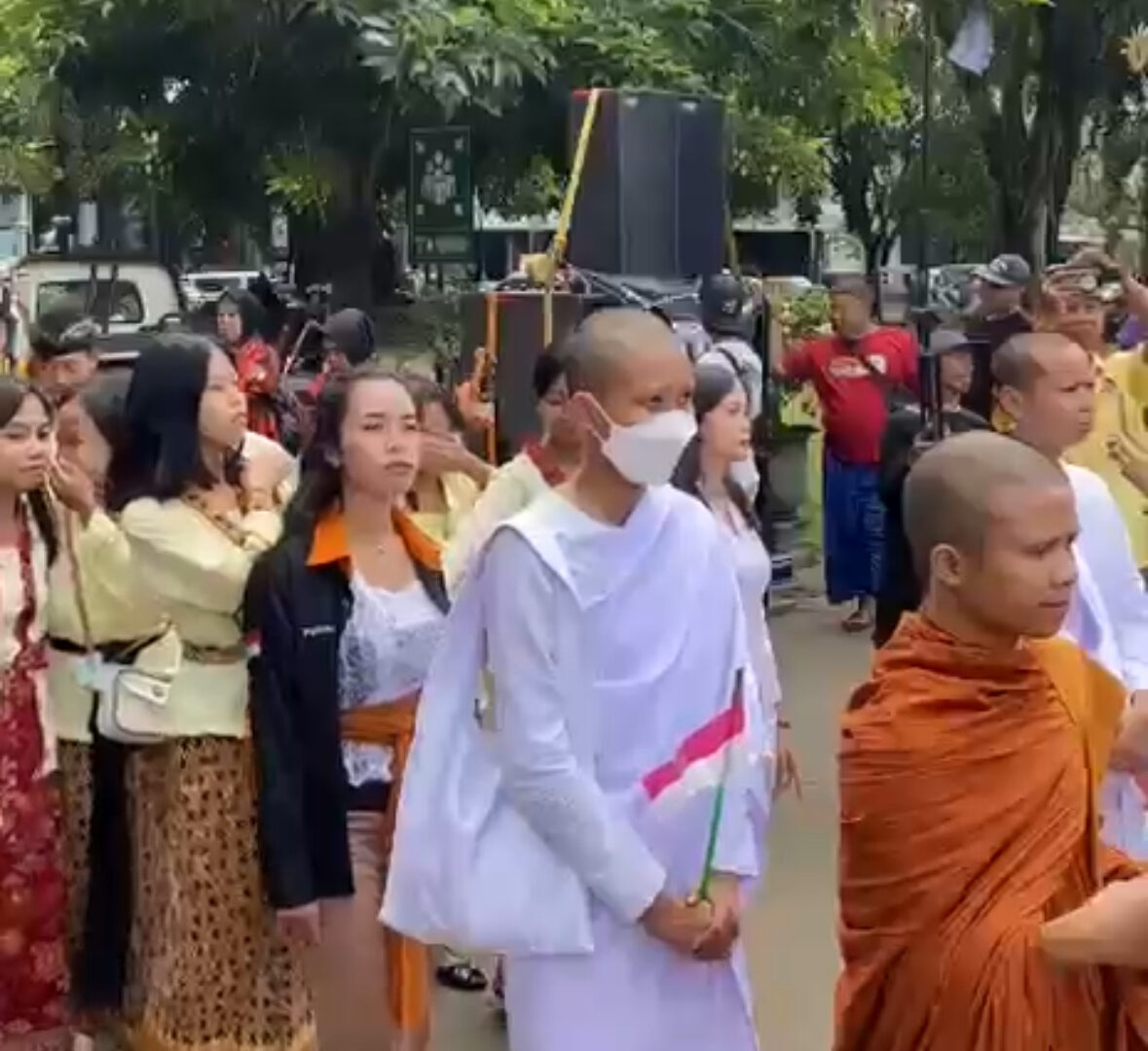 Ratusan Pelajar Lintas Agama Mengikuti Doa Bersama Dalam Acara Barikan Anak Nusantara Ke-4 Di Malang