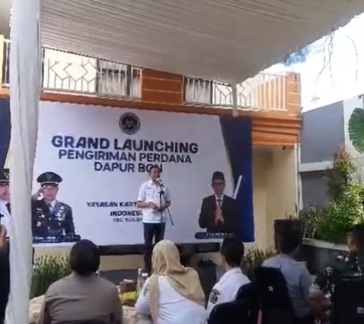 Wali Kota Malang Wahyu Hidayat Meresmikan Dapur SPPG Morse Di Kiduldalem Kecamatan Klojen