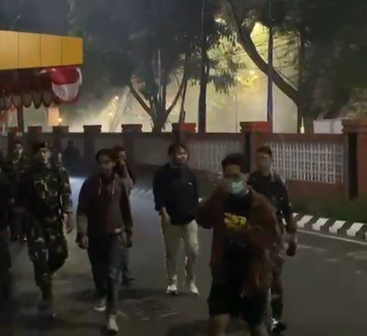Suasana RS Saiful Anwar (RSSA) Malang Saat Demo Berlangsung