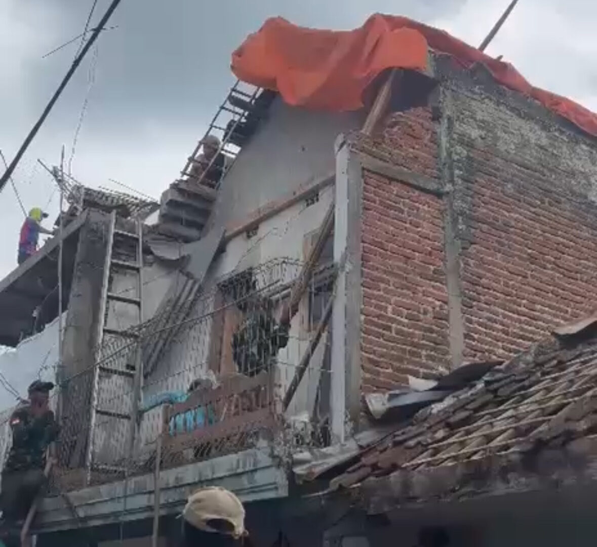 Kondisi Rumah Warga Di Dau Malang Yang Rusak Akibat Angin Kencang