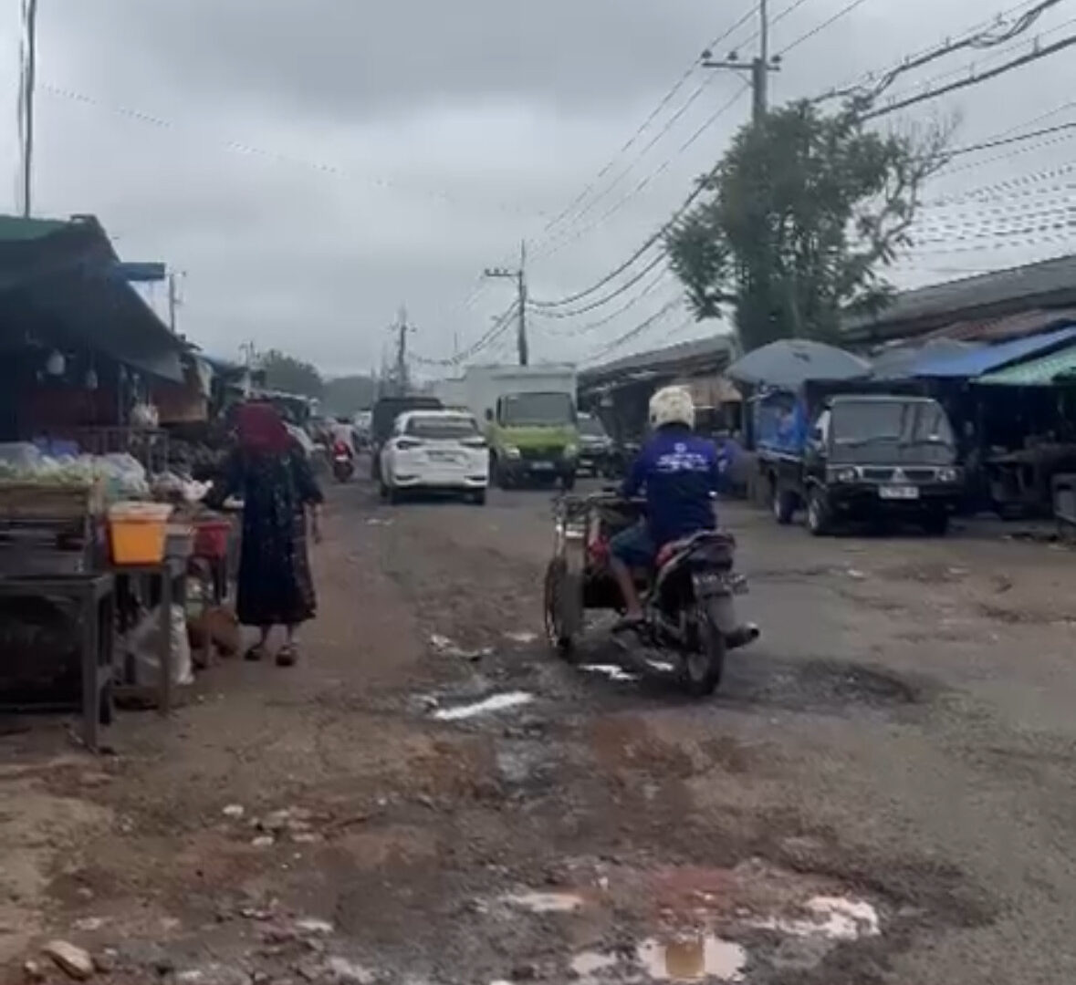 Kondisi Terkini Jalan Pasar Gadang Yang Akan Diperbaiki Oleh Pemkot Malang Tahun 2026