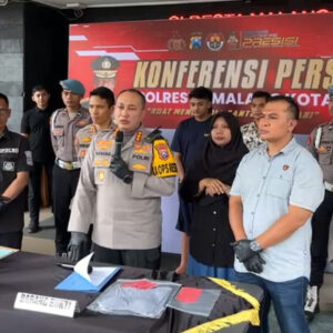 Kapolresta Malang Kombes Pol Nanang Haryono Saat Merilis Kasus Penganiayaan DJ Di Polresta Malang Kota