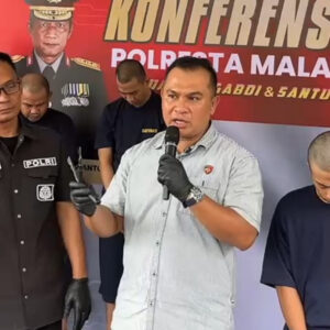 Kompol Muhammad Soleh Merilis Pengungkapan Curanmor Lowokwaru