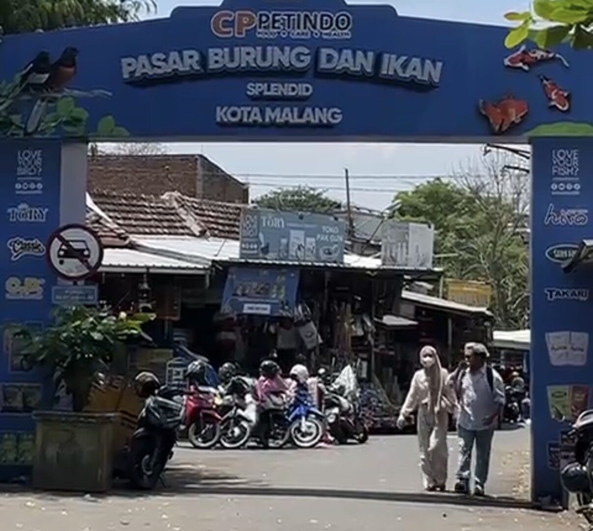 Pasar Spledid Kota Malang Tampak Depan