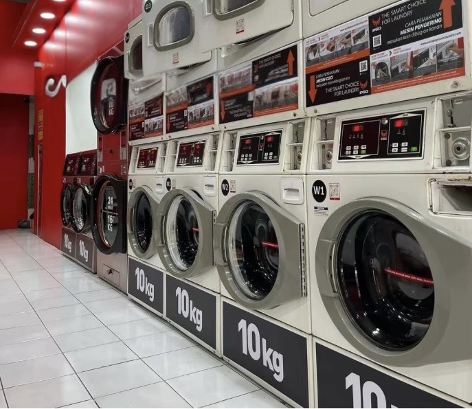 Outlet Malang Coin Laundry Dengan Mesin Cuci Modern Tanpa Timbang Di Kota Malang