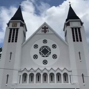 Tampak Depan Gereja Katedral Ijen Kota Malang