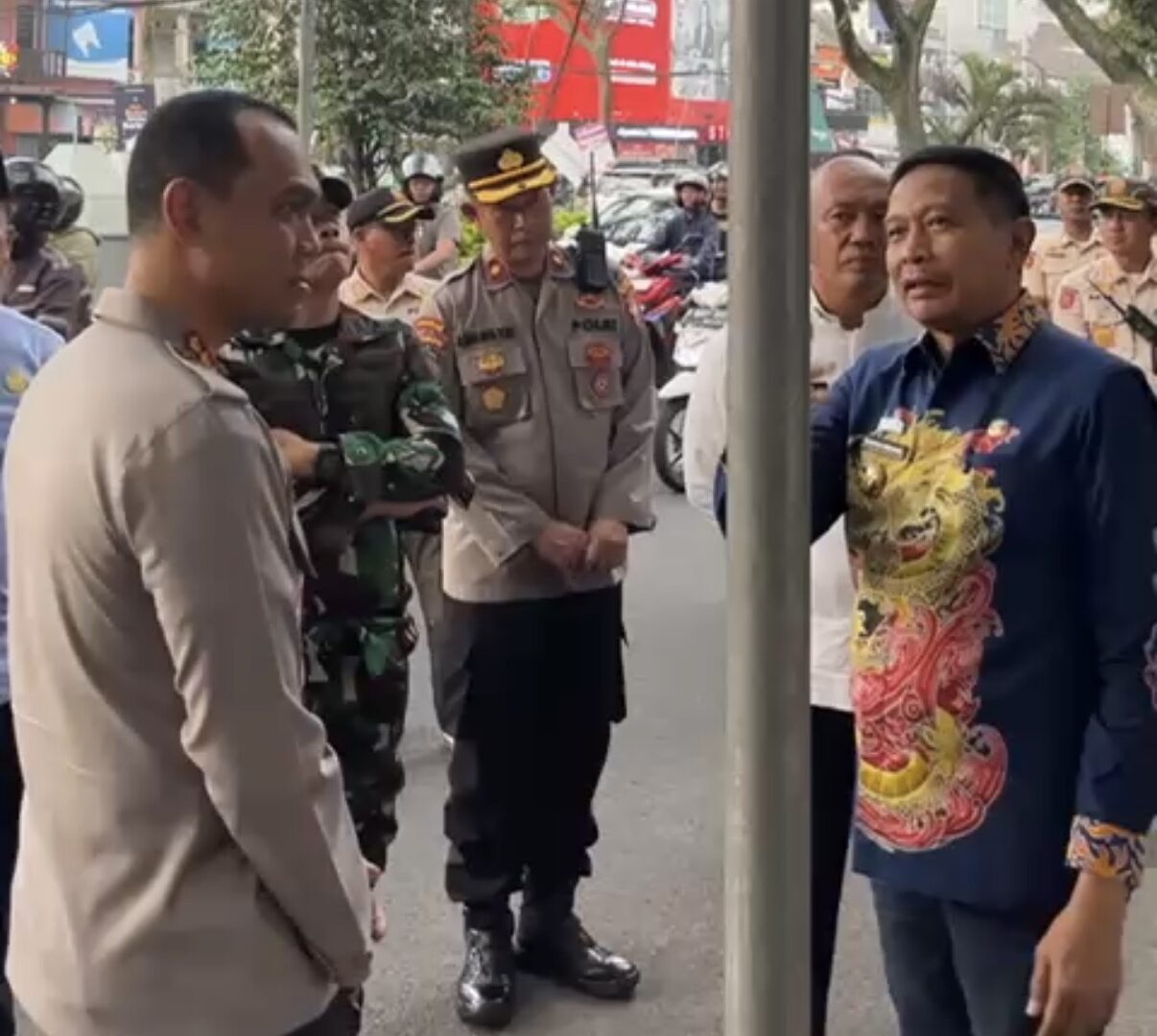 Kapolresta Malang Kota Sidak Tenant Takjil Ilegal Di Suhat