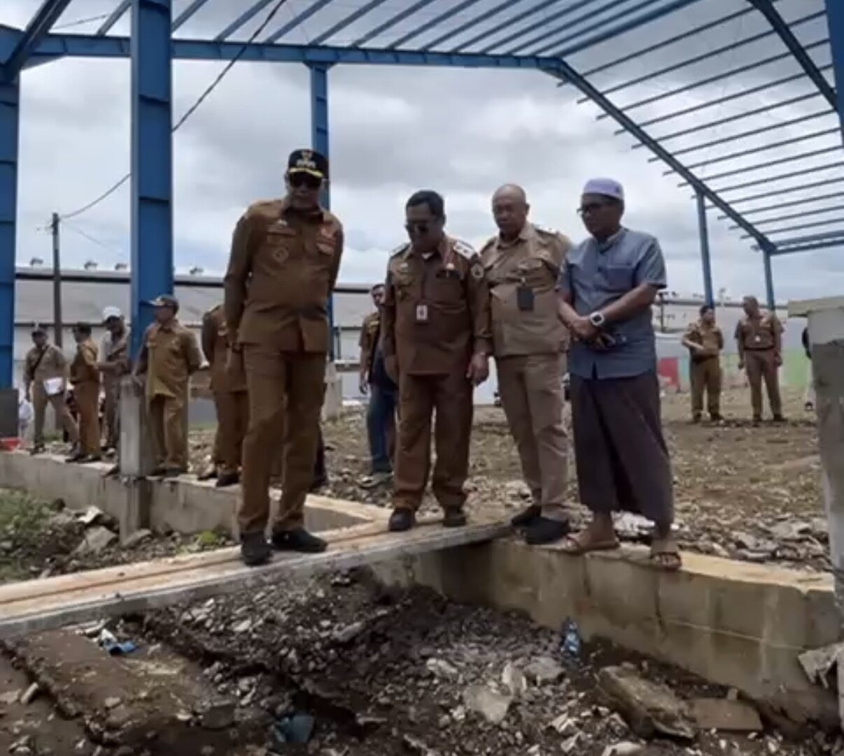 Wali Kota Malang Wahyu Hidayat Meninjau Pasar Gadang