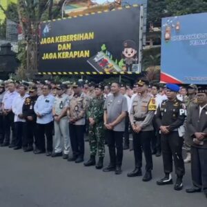 Apel Gelar Pasukan Operasi Ketupat Pengamanan Lebaran Di Polresta Malang Kota