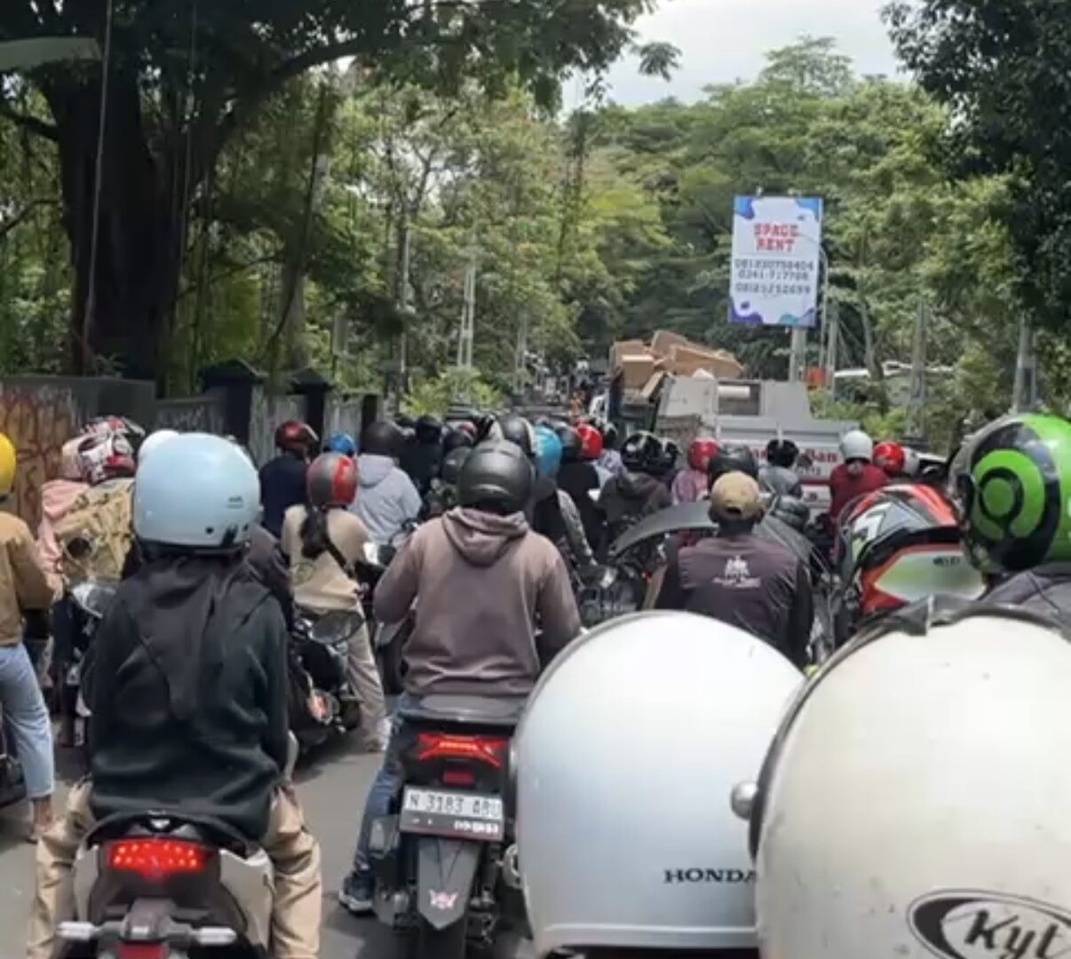 Kemacetan Di Kota Malang Jelang Lebaran 2026