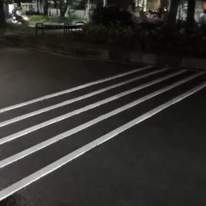 Rumble Strip Terpasang Di Jalan Kota Malang Untuk Pengendali Kecepatan