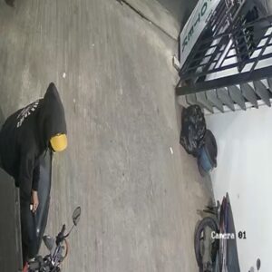 Rekaman CCTV Pencurian Motor Di Kawasan Lowokwaru Kota Malang