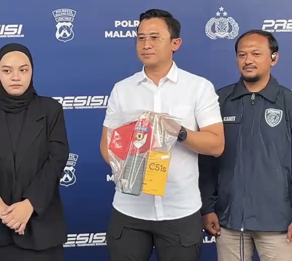 Konferensi Pers Pengungkapan Kasus Copet Konser Slank Malang