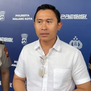 Kasatreskrim Polresta Malang Kota Memberikan Keterangan Kepada Media