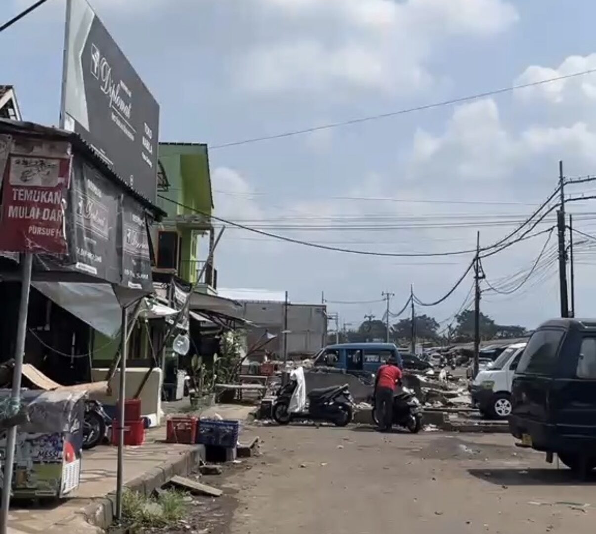 Suasana Relokasi Pasar Induk Gadang Kota Malang