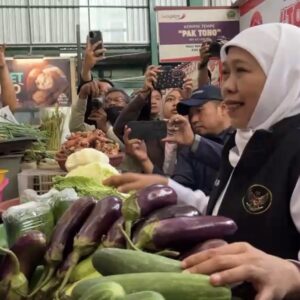 Gubernur Jawa Timur Sidak Pasar Klojen Malang